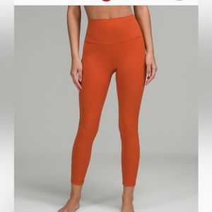 Lululemon High Rise leggings (women’s small, orange)